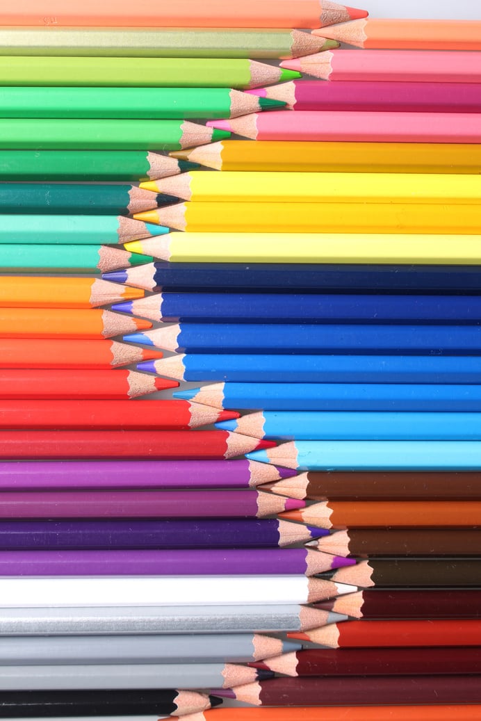 Coloring Pencils Texture Background